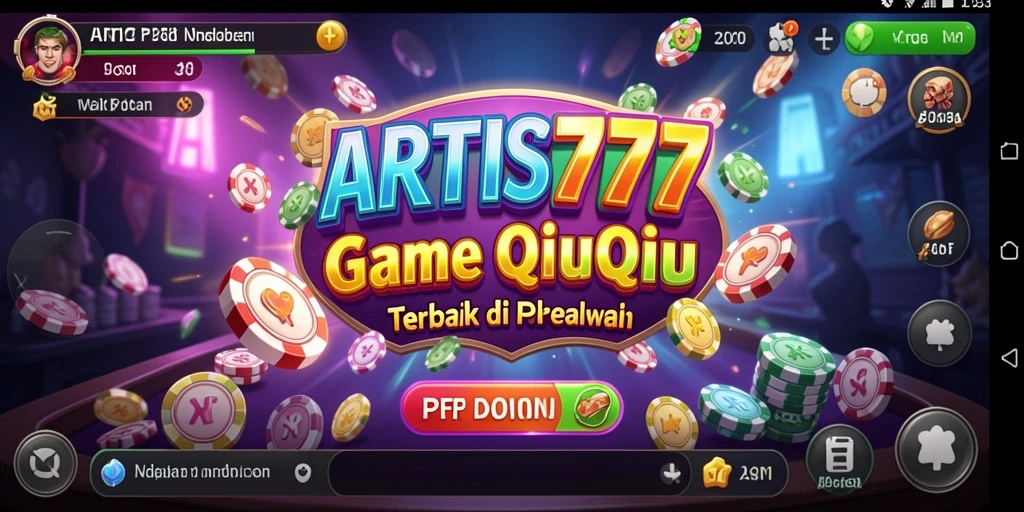 Tampilan gameplay QiuQiu yang mendebarkan di ARTIS777.