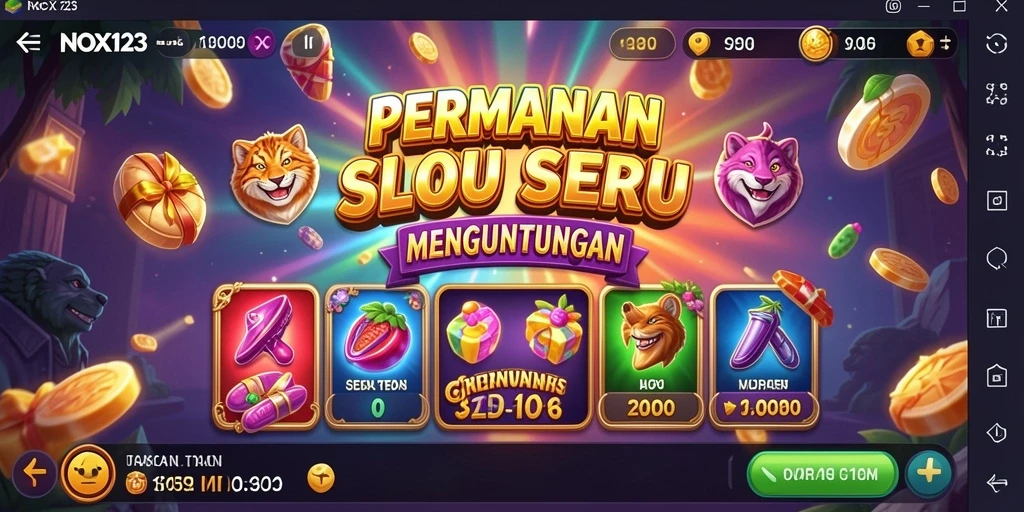 Tampilan gameplay NOX123 yang menarik dan penuh aksi.